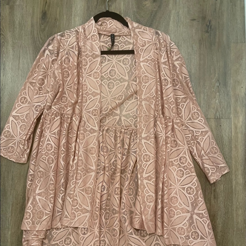 Blush pink cardigan